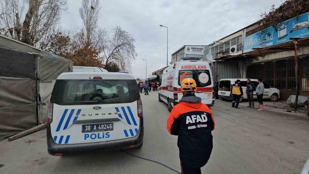 Kayseri’de çelik eşya üretim atölyesinde patlama meydana geldi: 3 yaralı