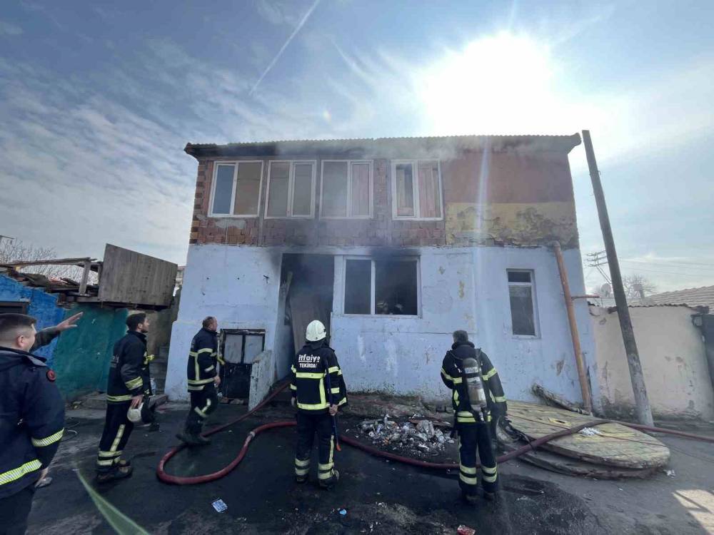 Çorlu’da ağlatan yangın. Herkes yangına çok üzüldü